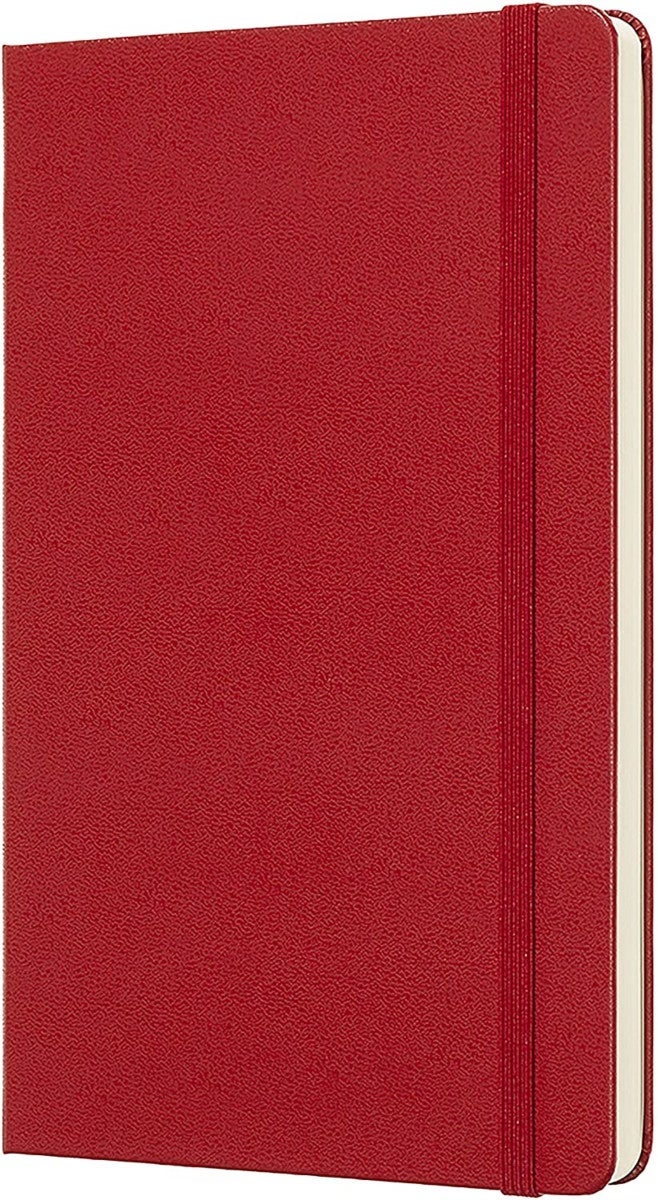 Notatbok Moleskine L Prikker Rød Hard