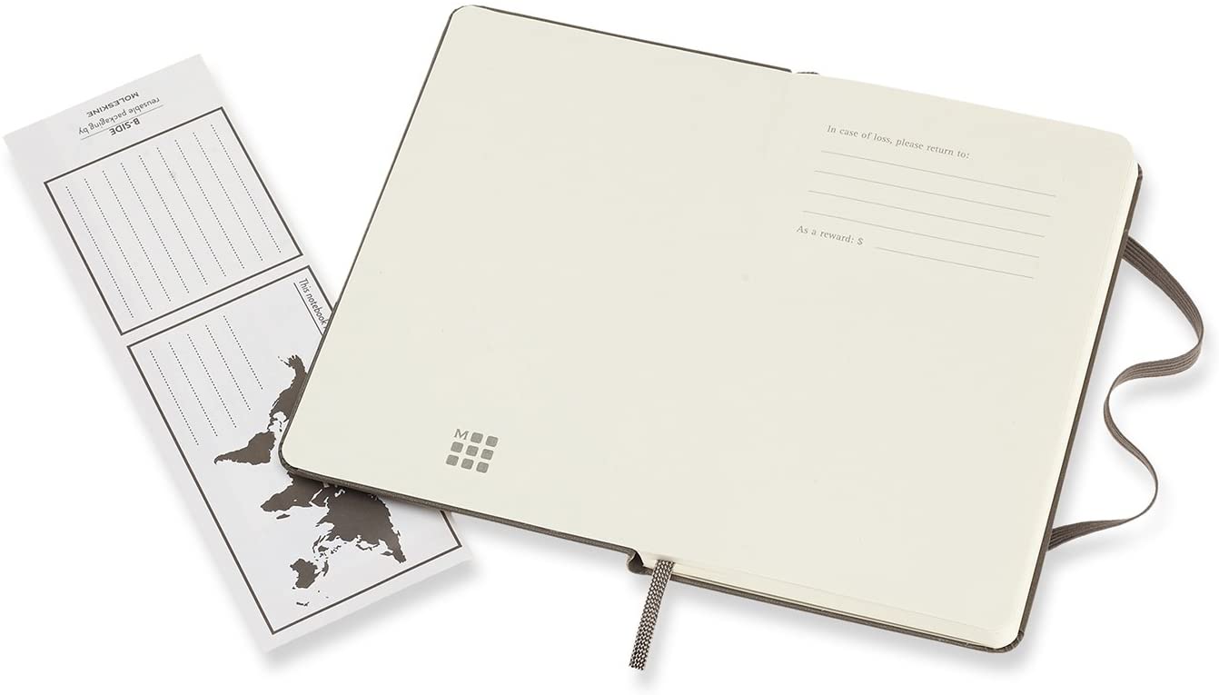 Moleskine Notatbok Hard P Blank Earth Brown
