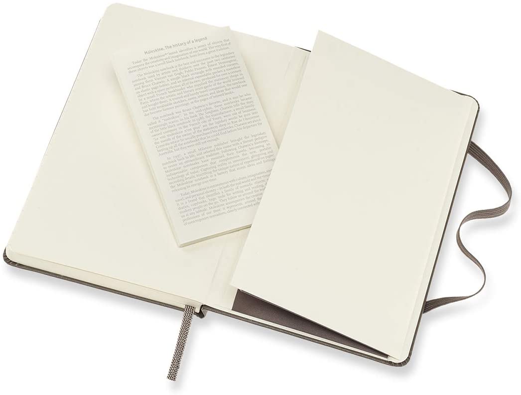Moleskine Notatbok Hard P Blank Earth Brown