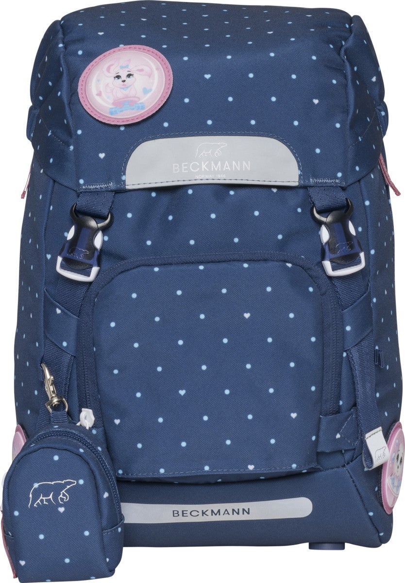 Skolesekk 1.kl Pet Friends Blue Classic 22L