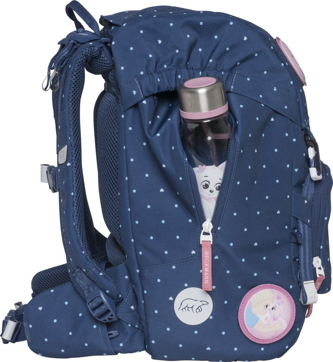 Skolesekk 1.kl Pet Friends Blue Classic 22L