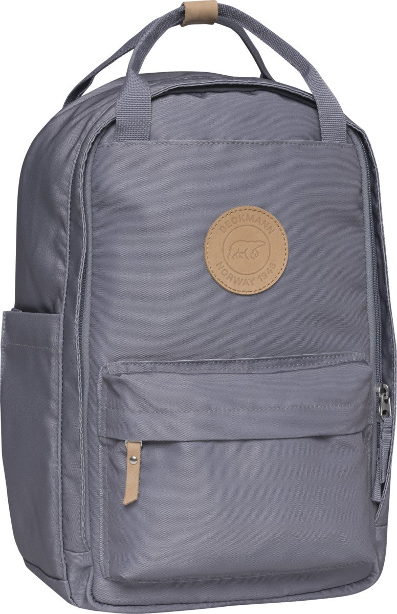 Skolesekk City Light Pale Steel Grey 20L Beckmann