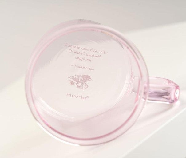Kopp Glass Snorkfrøken 3,5 dl Rosa