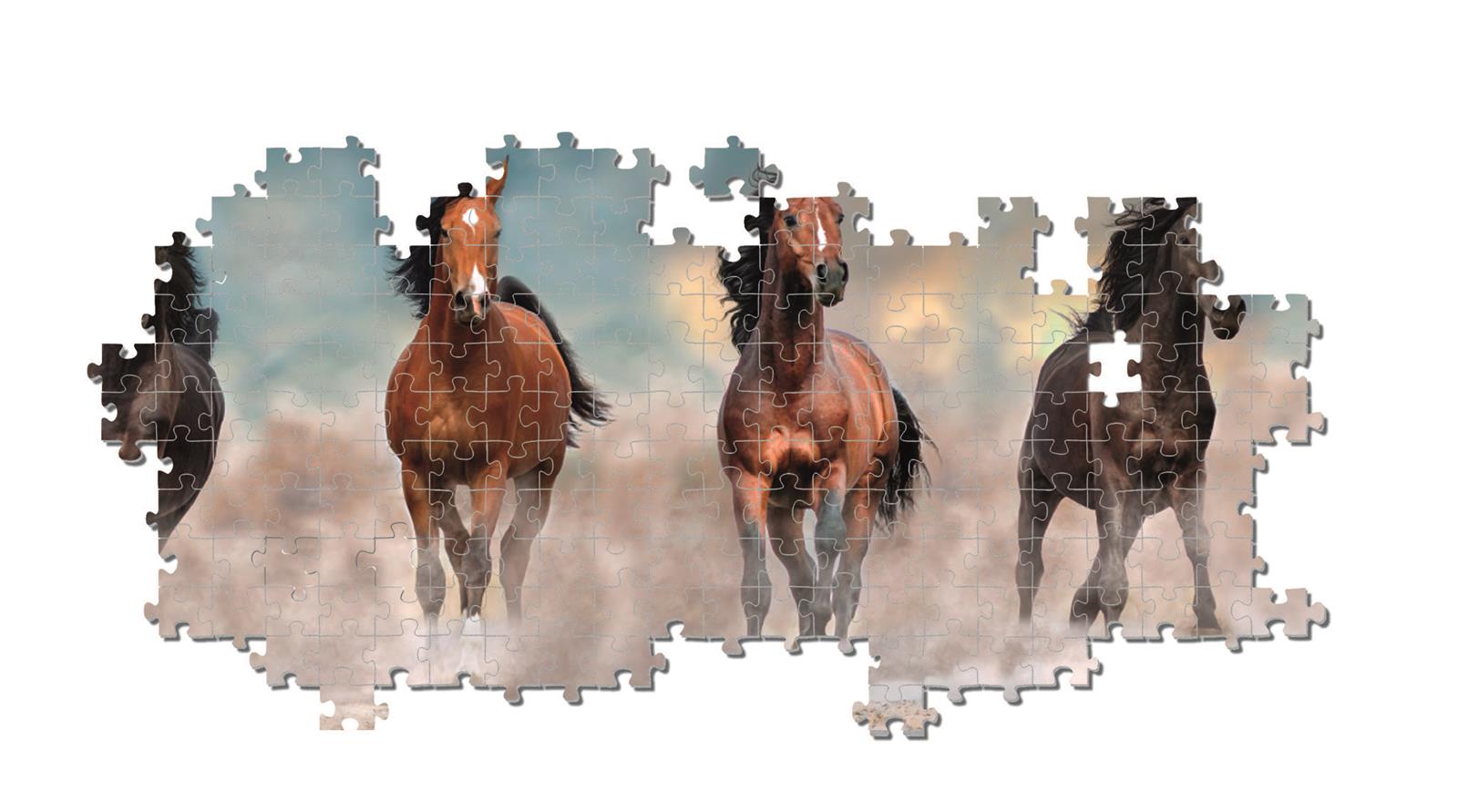 Puslespill 1000 Pan Horses Clementoni