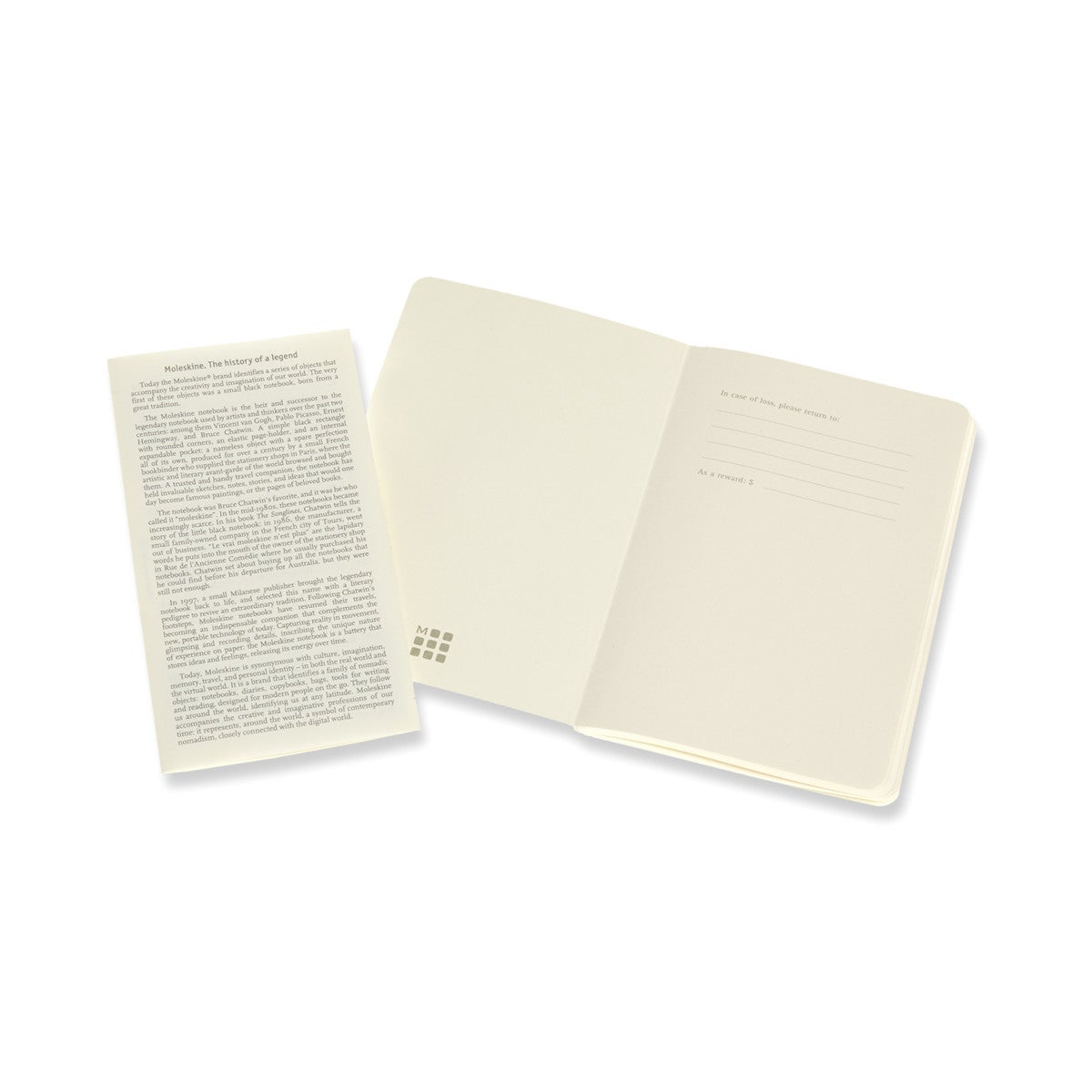 Notatbok Moleskine Volant 2pk P  Blank