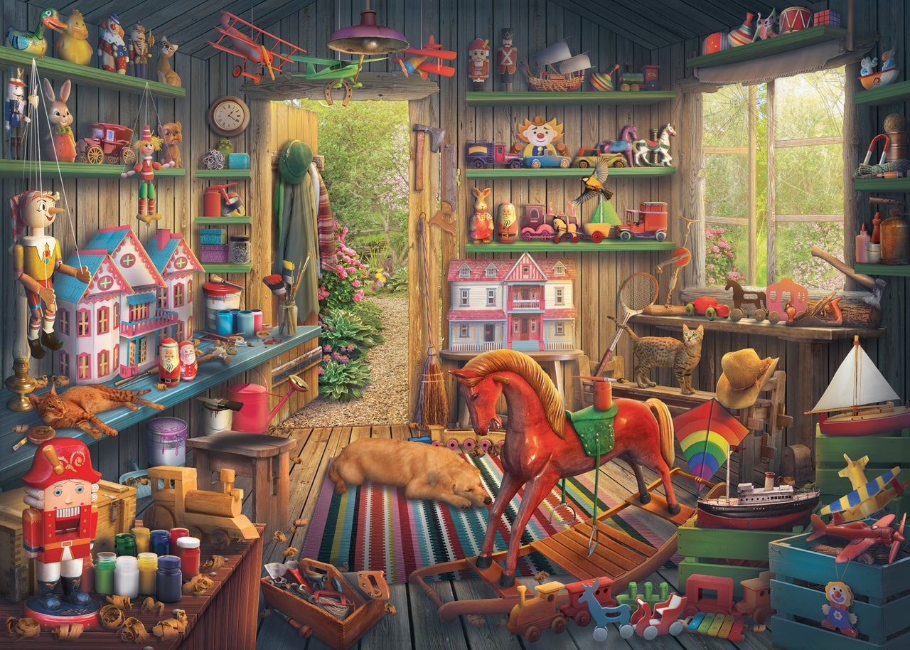 Puslespill 1000 Nostalgiske r Ravensburger