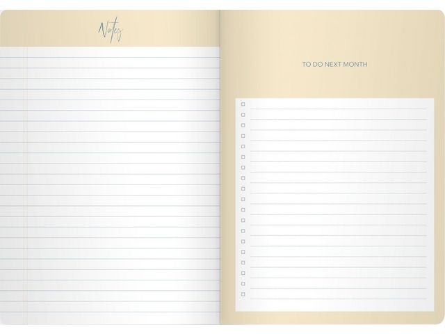 Kalender udatert Week Planner Blå A5