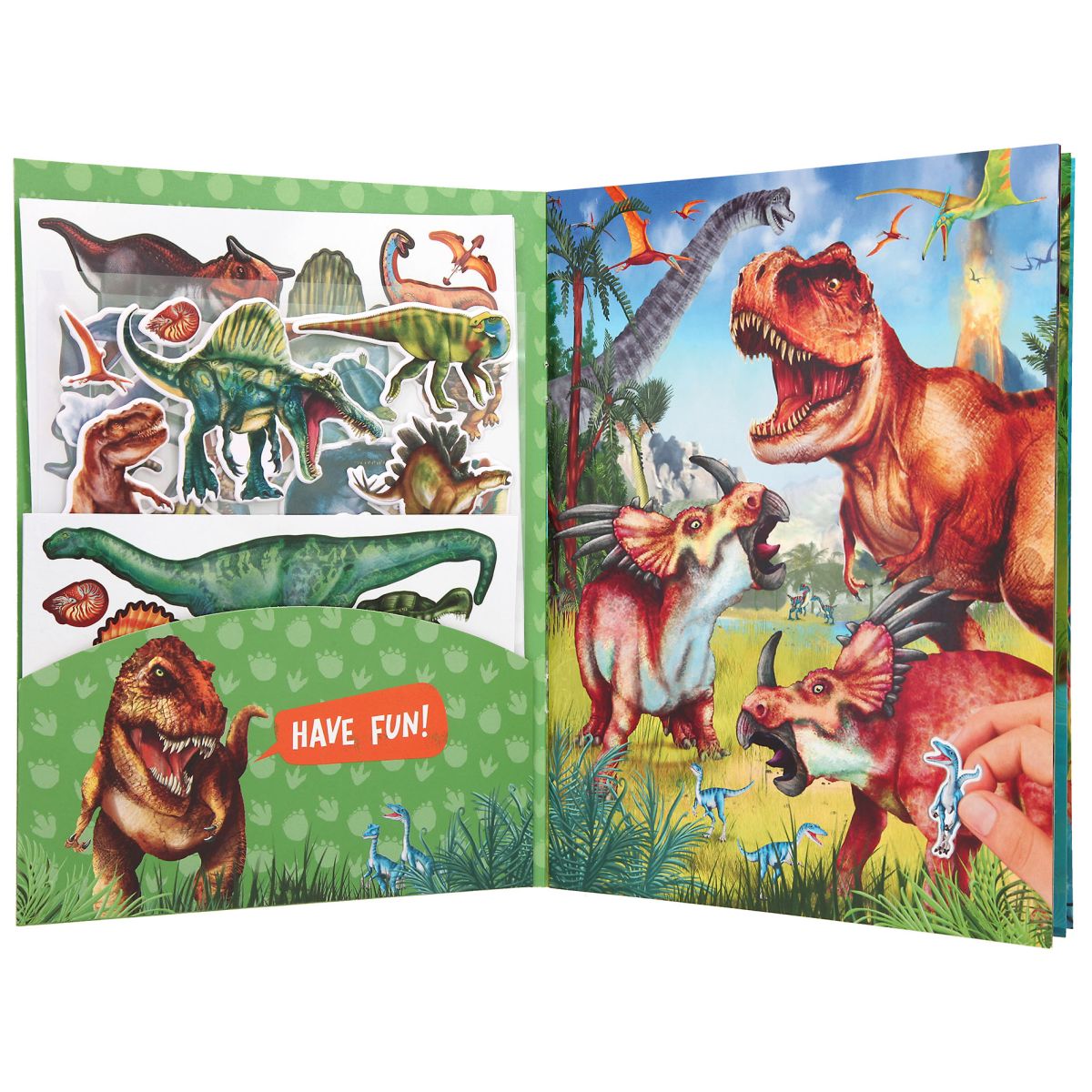 Aktivitetsbok Create Your Dino World