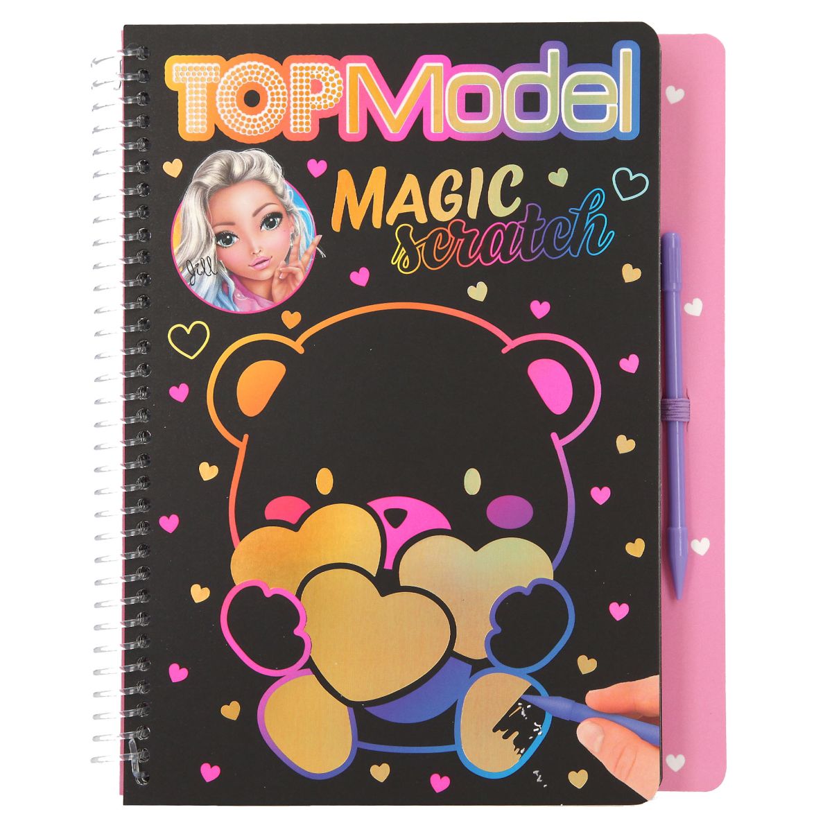 Aktivitetsbok Magic Scratch Topmodel