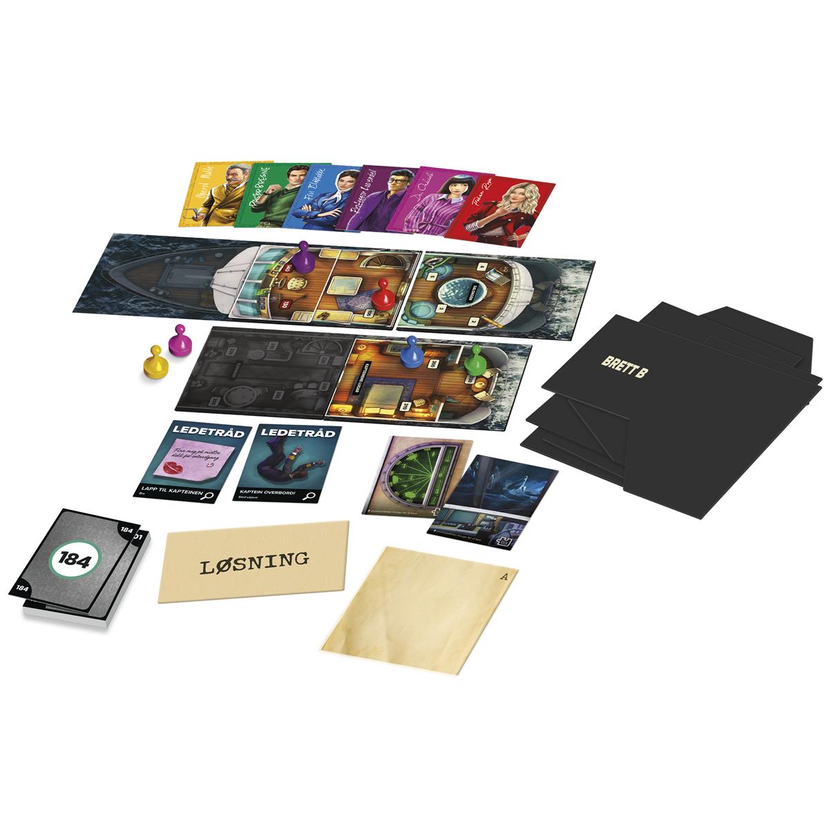 Spill Cluedo Sabotasje på åpent hav