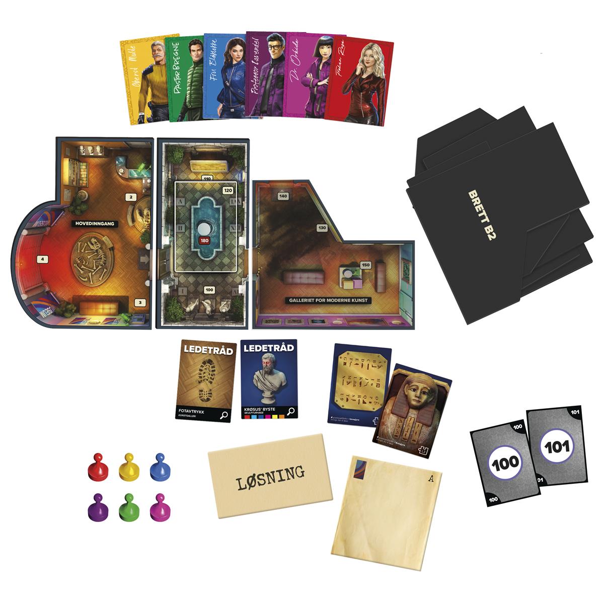 Spill Cluedo Escape Art Heist
