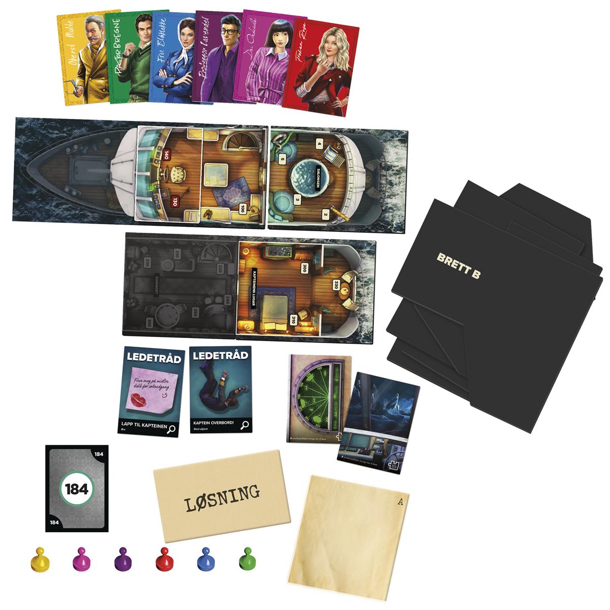 Spill Cluedo Sabotasje på åpent hav