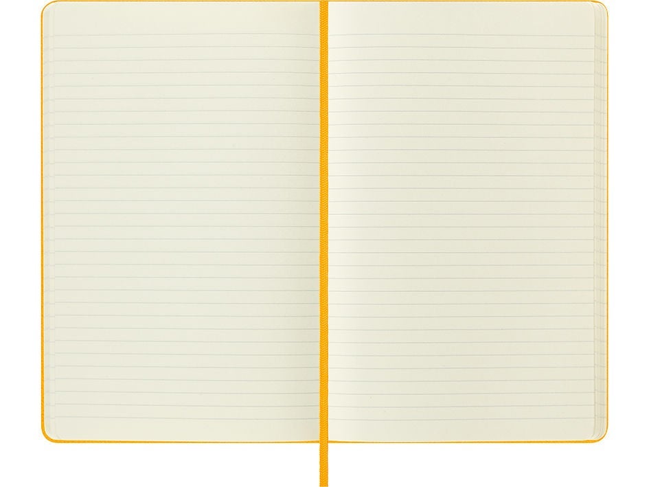 Notatbok Moleskine Orange Ylw Large Linjert