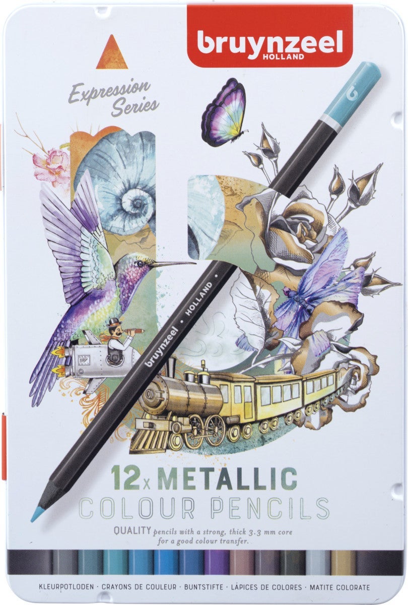 Fargeblyanter Bruynzeel Metallic 12stk