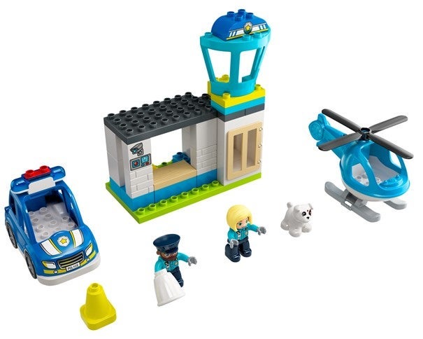 Lego Politistasjon og politihelikopter 10959