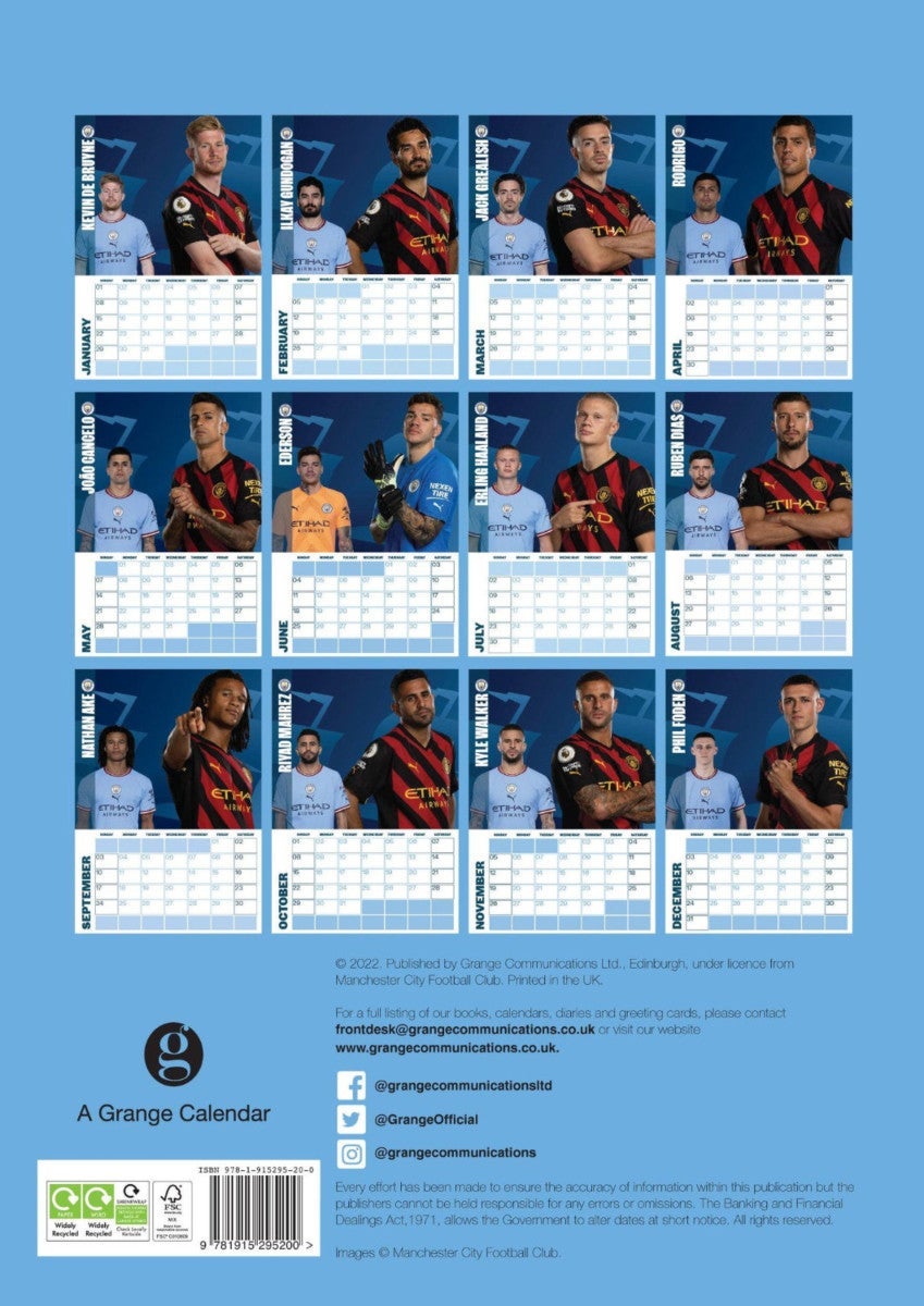 Kalender 2023 Manchester City A3