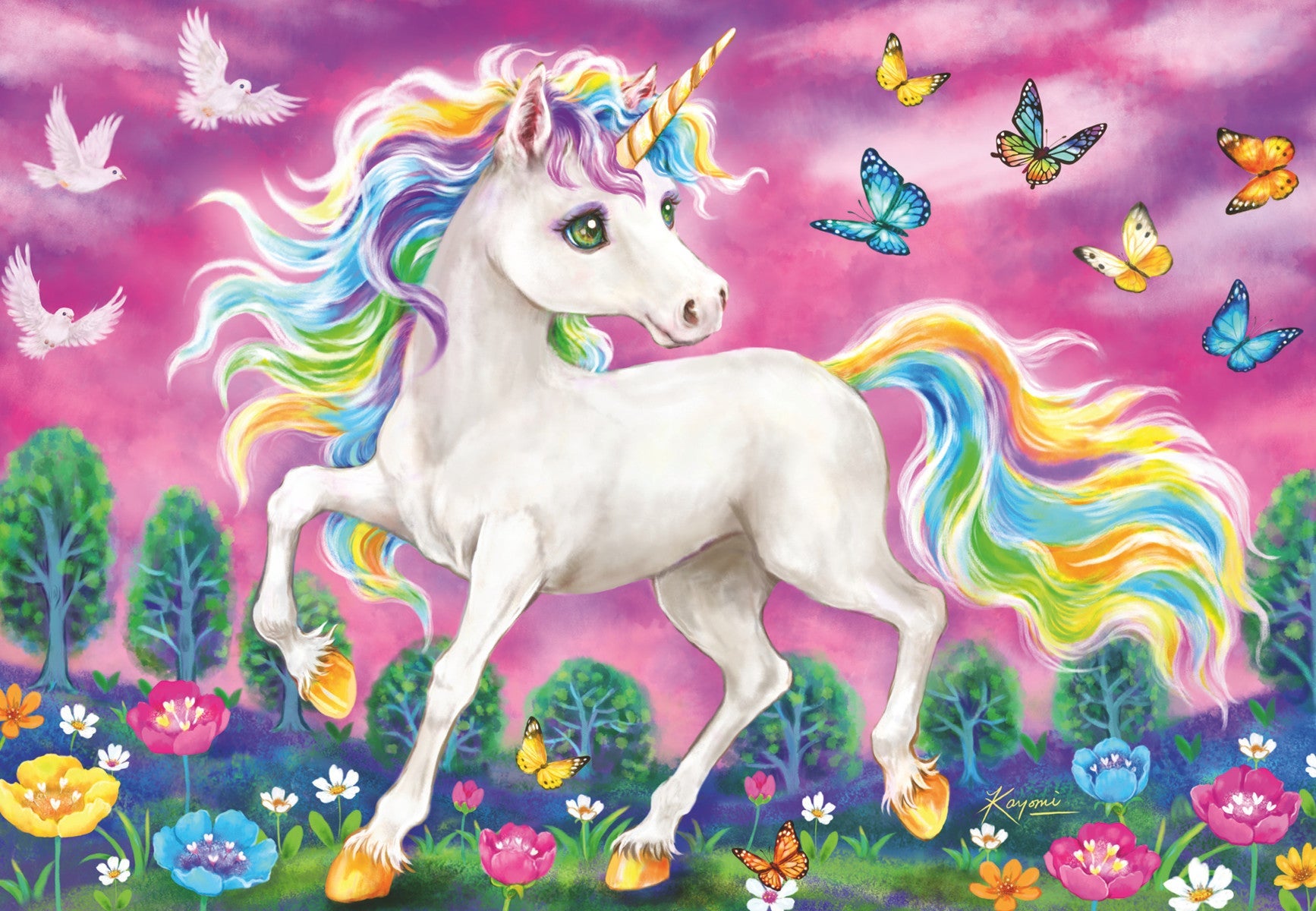 Puslespill 2x24 Enhjørning Og Pegasus Ravensburger