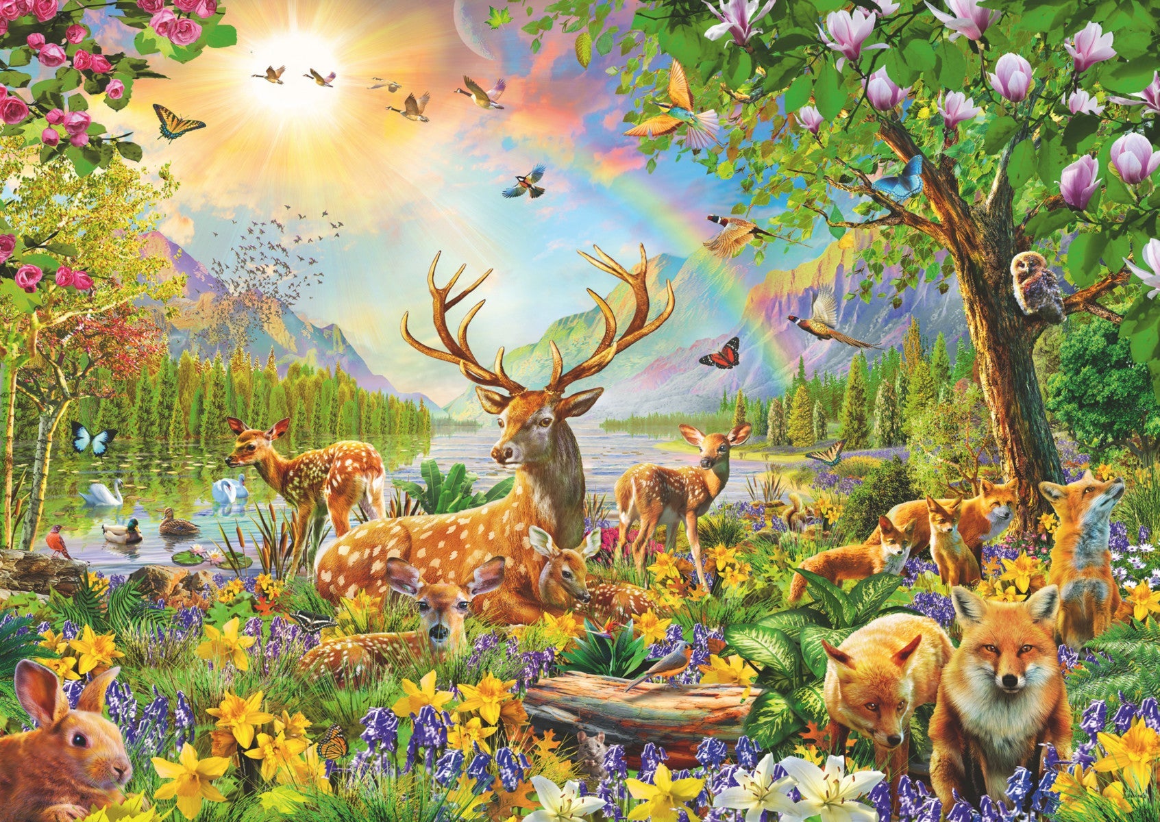 Puslespill 200 Hjort Ravensburger