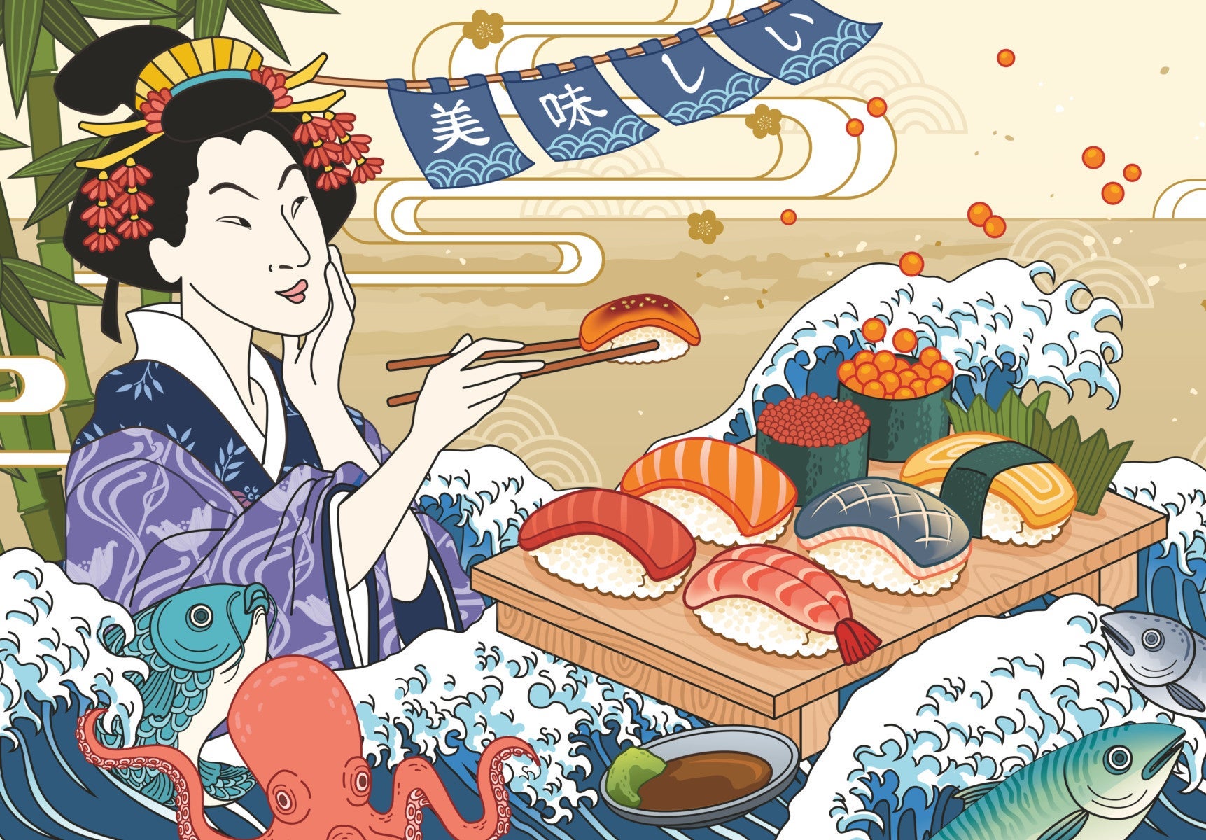 Puslespill 300 Sushi Ravensburger