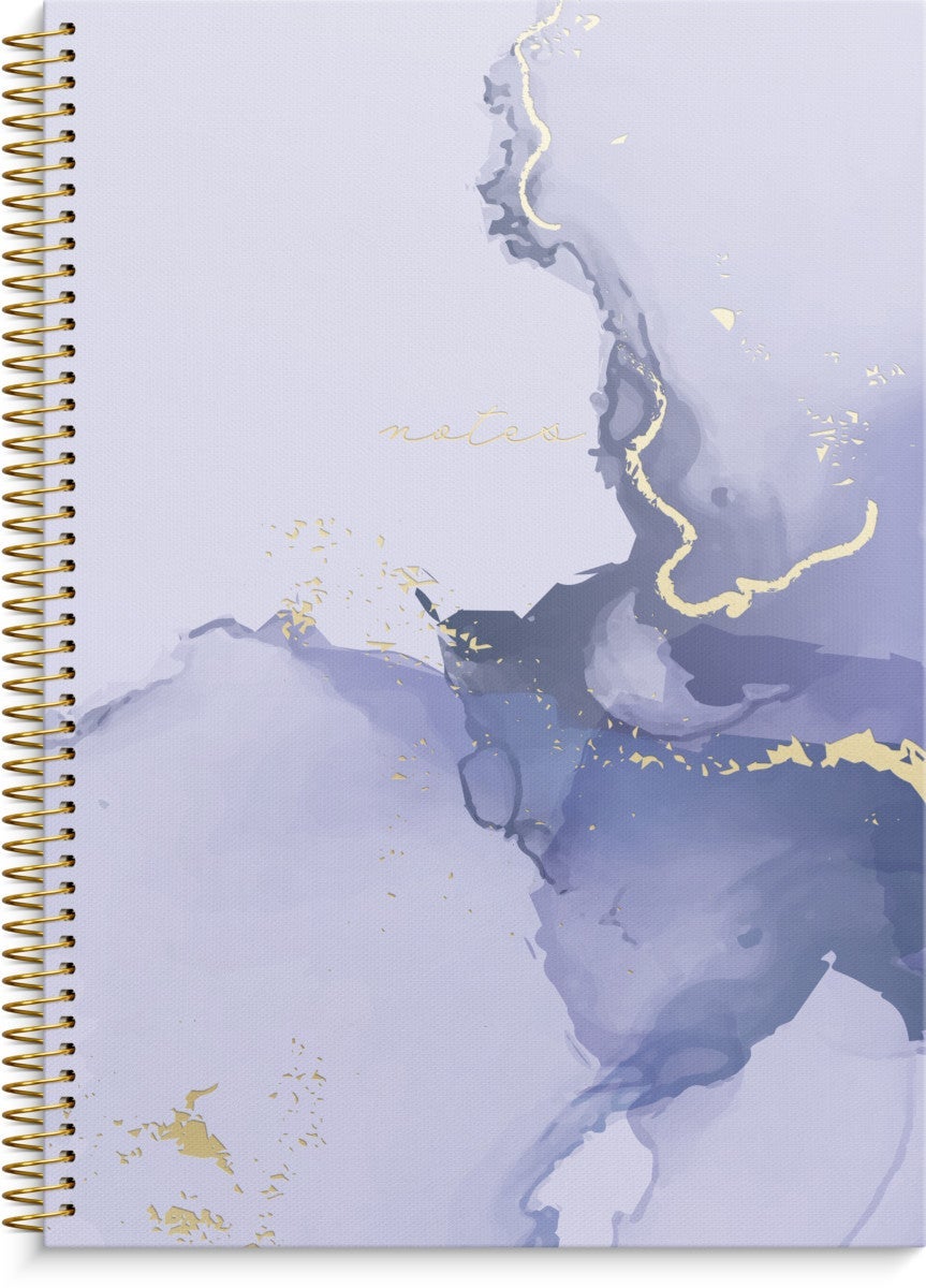 Notatbok m/spiral Burde A4 Marmor