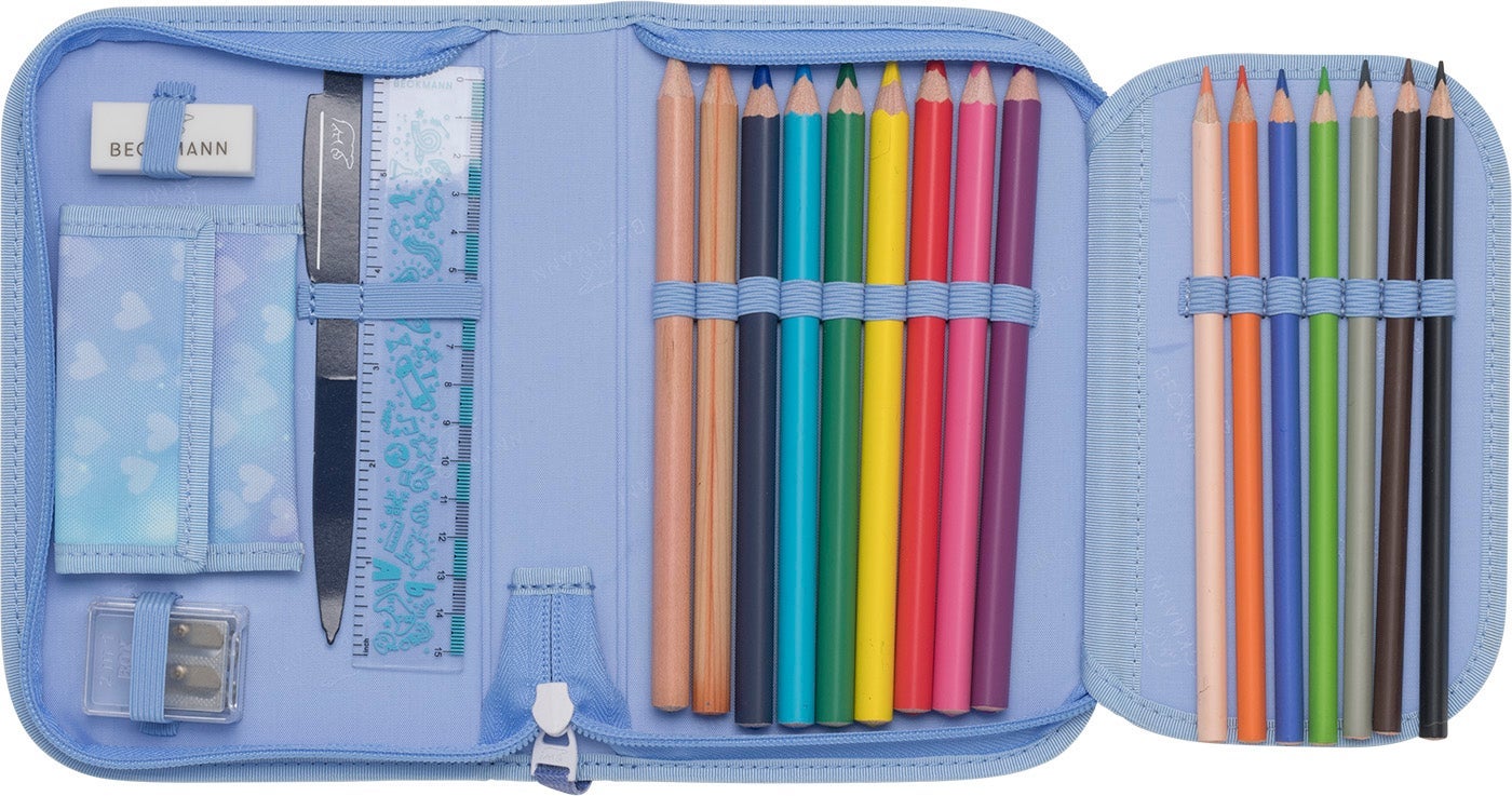 Pennal Unicorn Princess Ice Blue Ettlags m/innhold