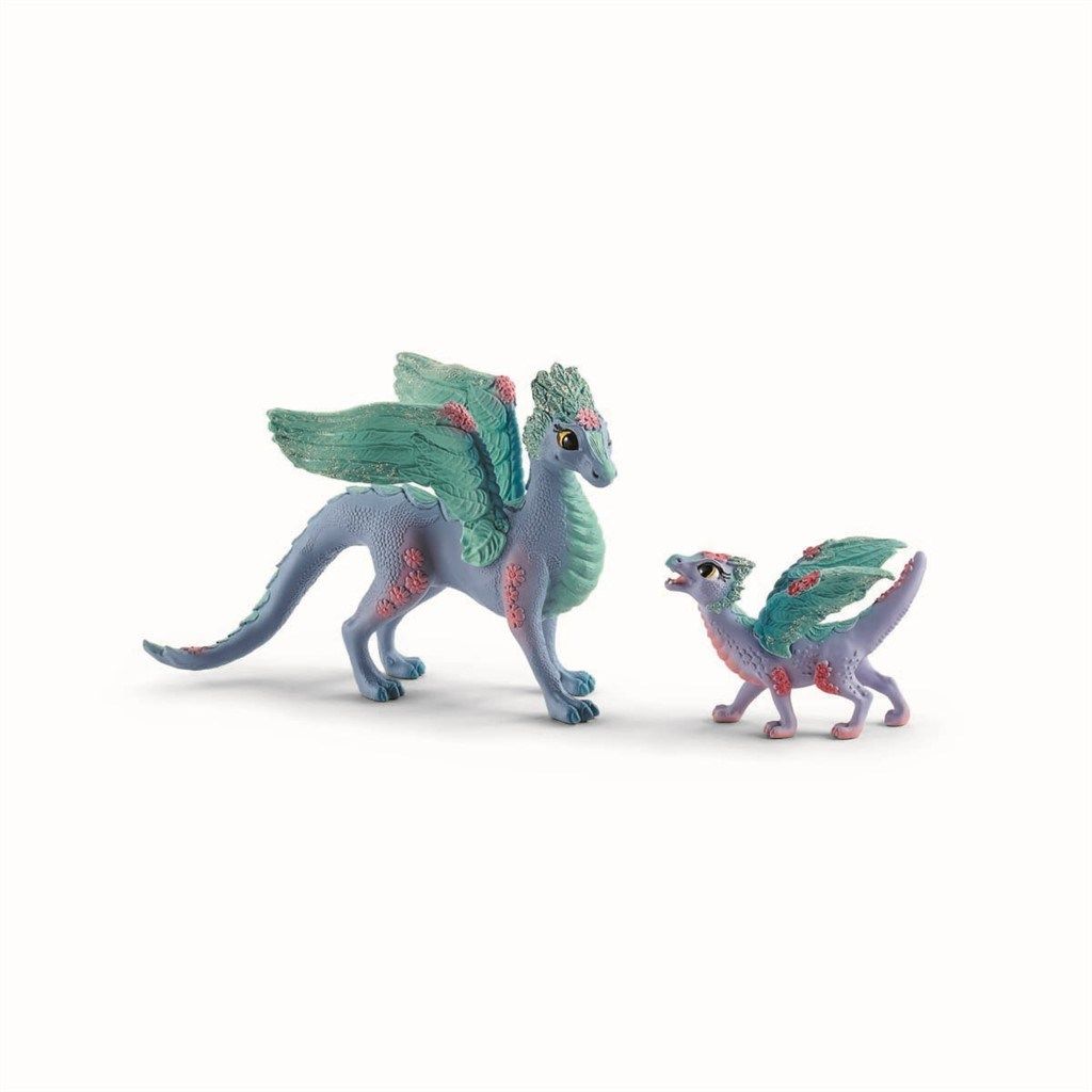 Schleich Blomsterdrage og unge