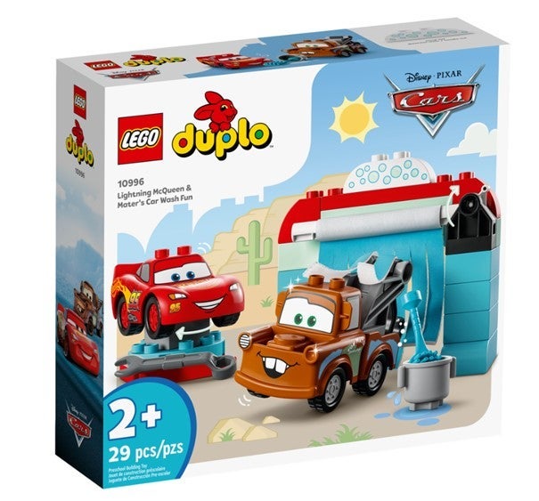Lego Lynet McQueen og Bills gøyale bilvask 10996