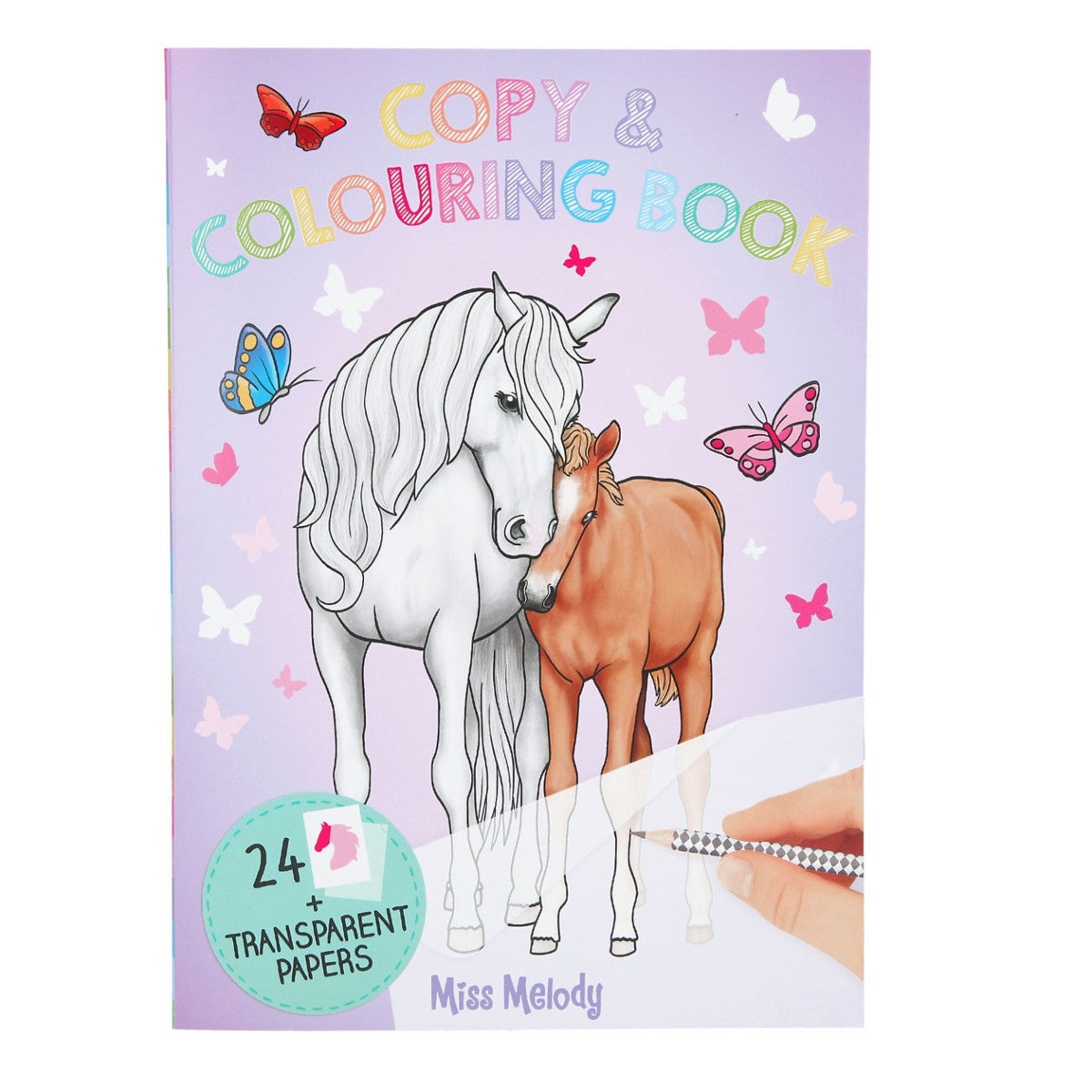 Aktivitetsbok Copy & Color Miss Melody