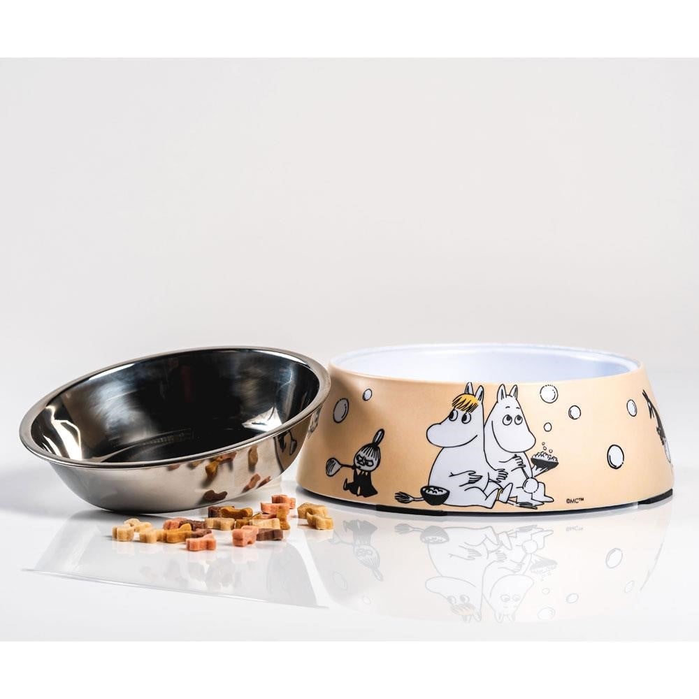 Mummi Pet Matskål Medium Beige