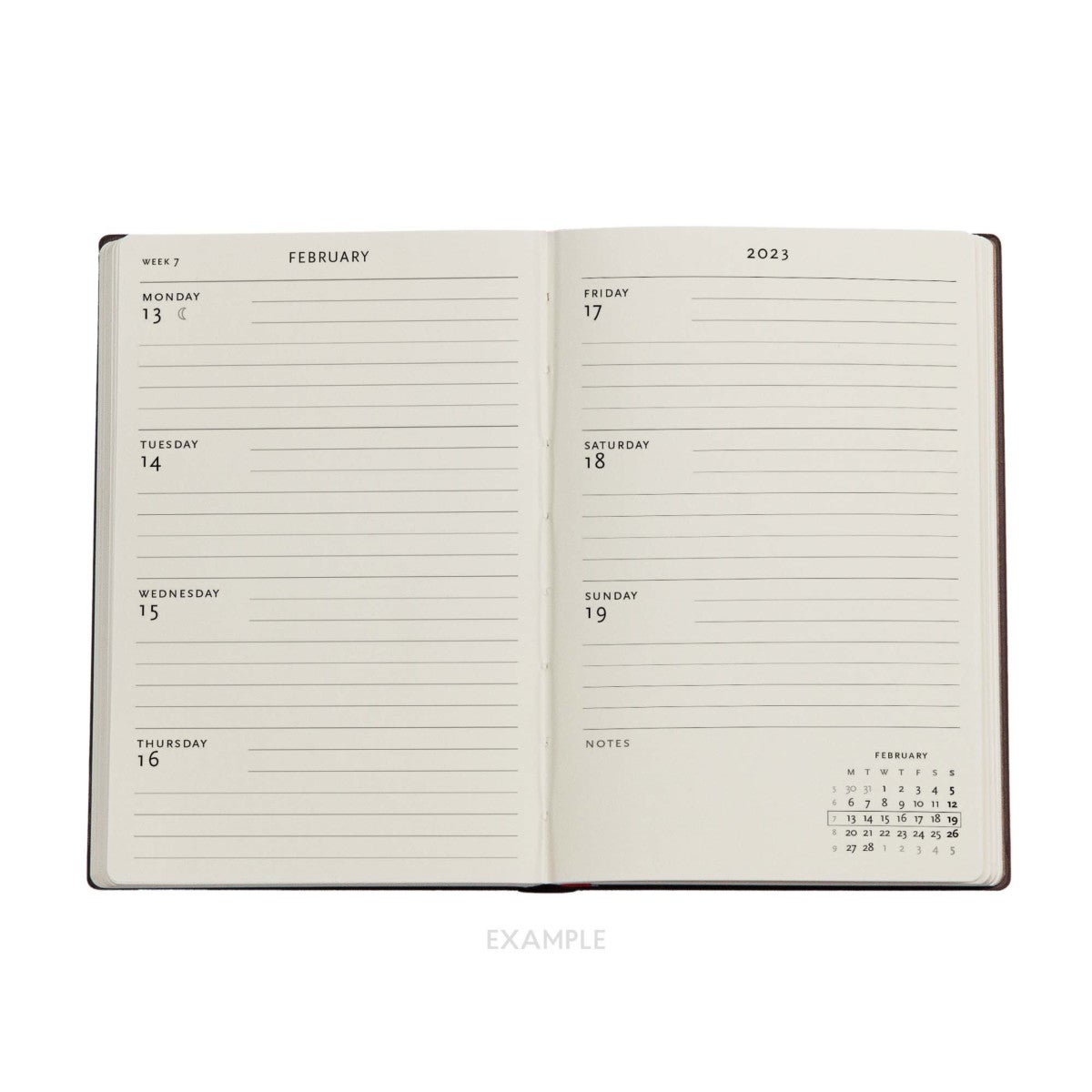 Kalender Paperblanks 12m 2023 Mini Blue Velvet