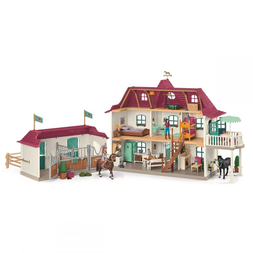 Schleich hus og stall