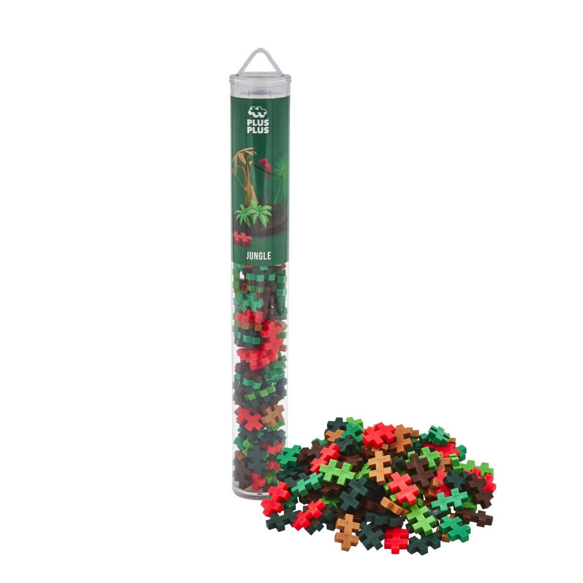 Plus-Plus Jungle Mix 100 stk Tube