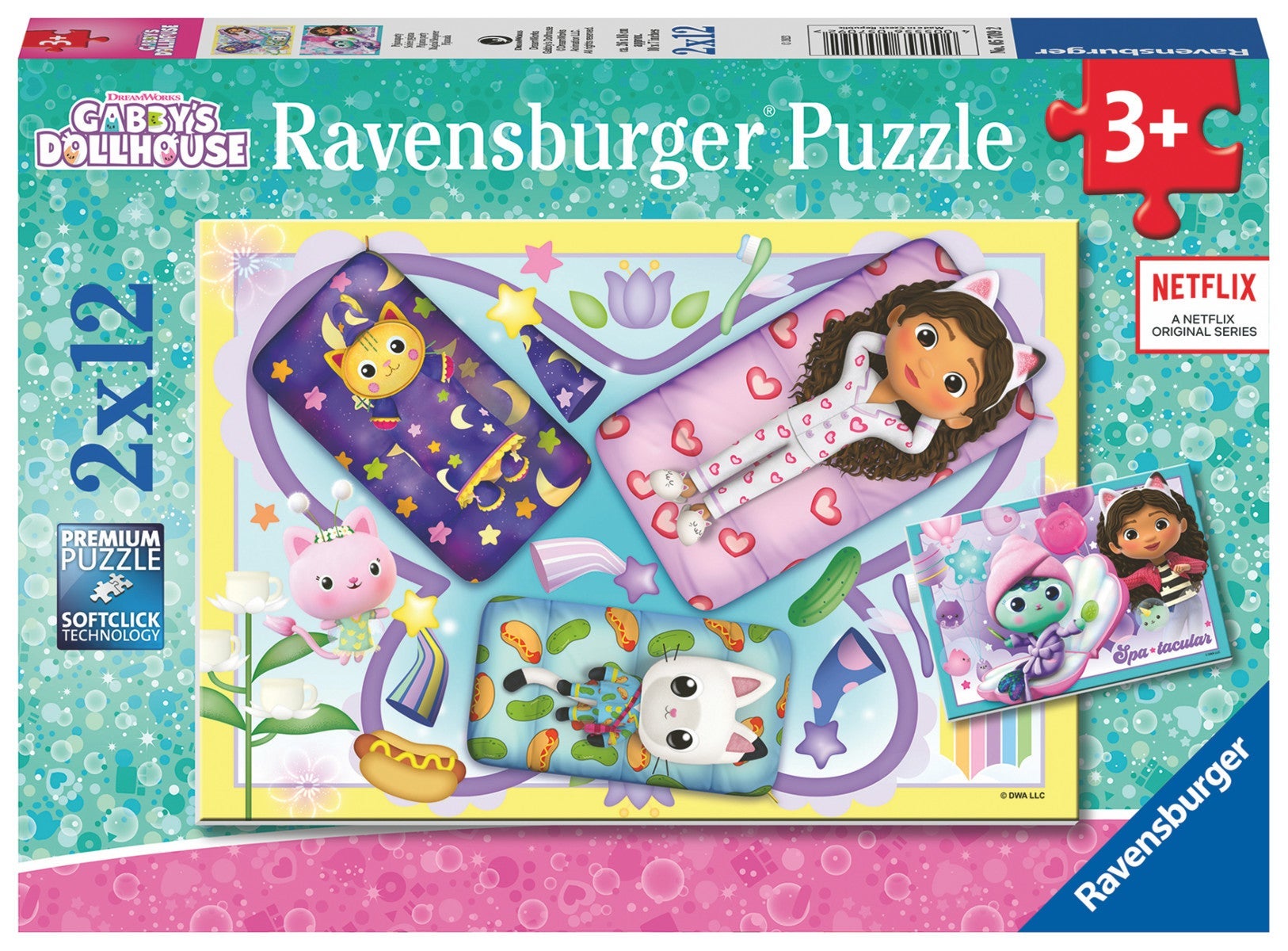 Puslespill 2x12 Gabbys Dukkehus Ravensburger