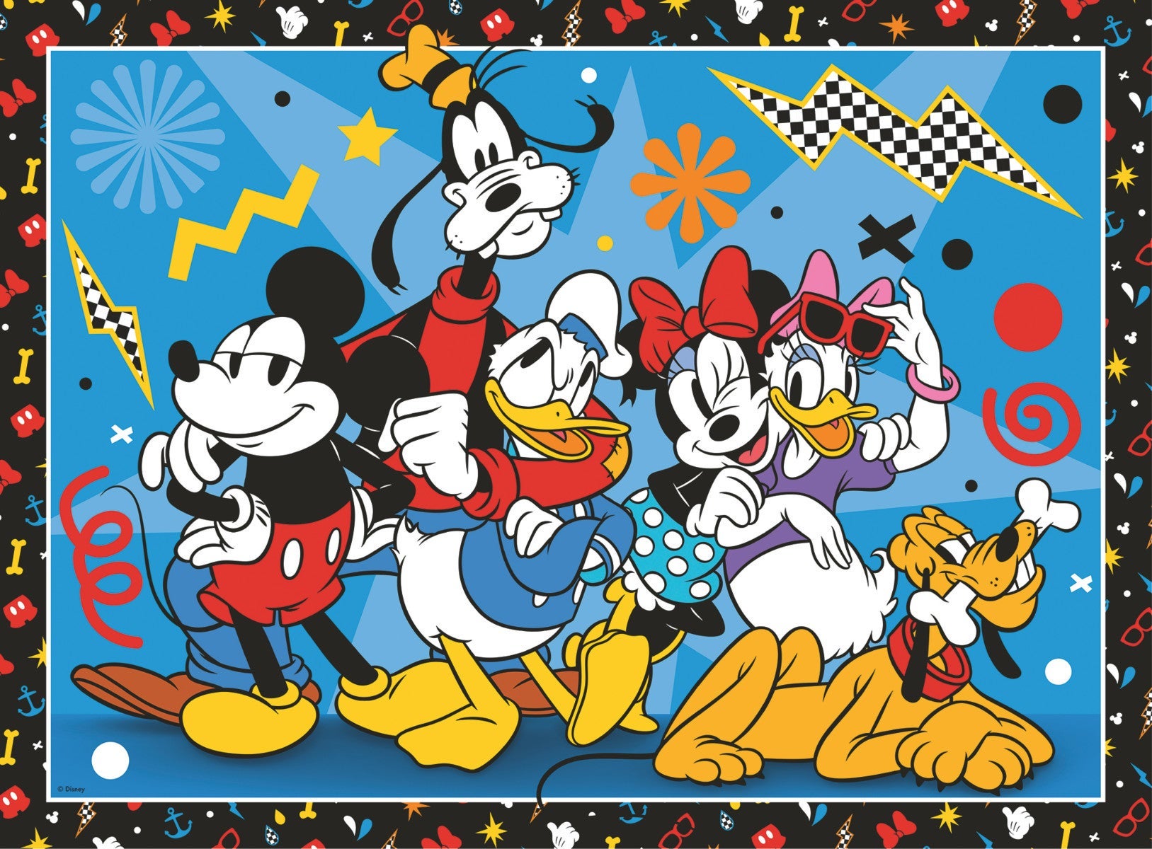 Puslespill 300 Mikke Mus med venner Ravensburger