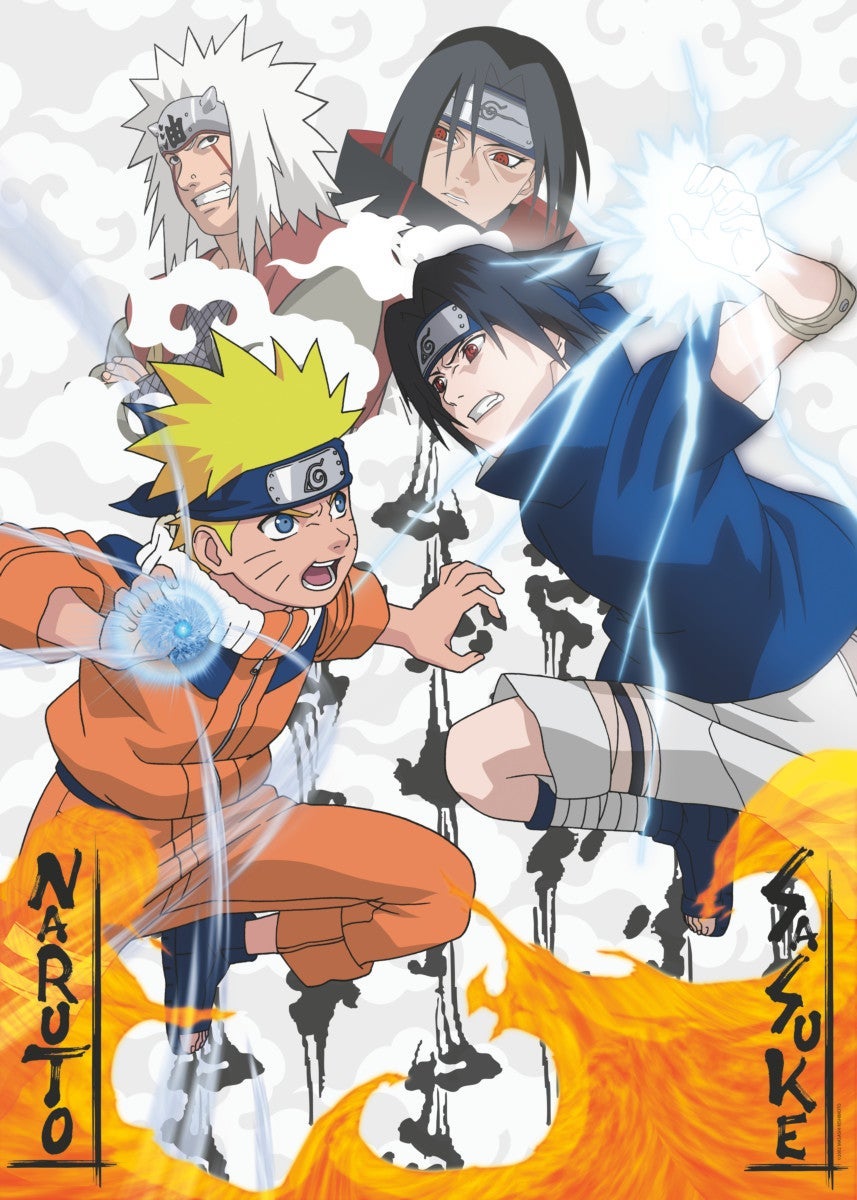 Puslespill 1000 Naruto vs. Sasuke Ravensburger