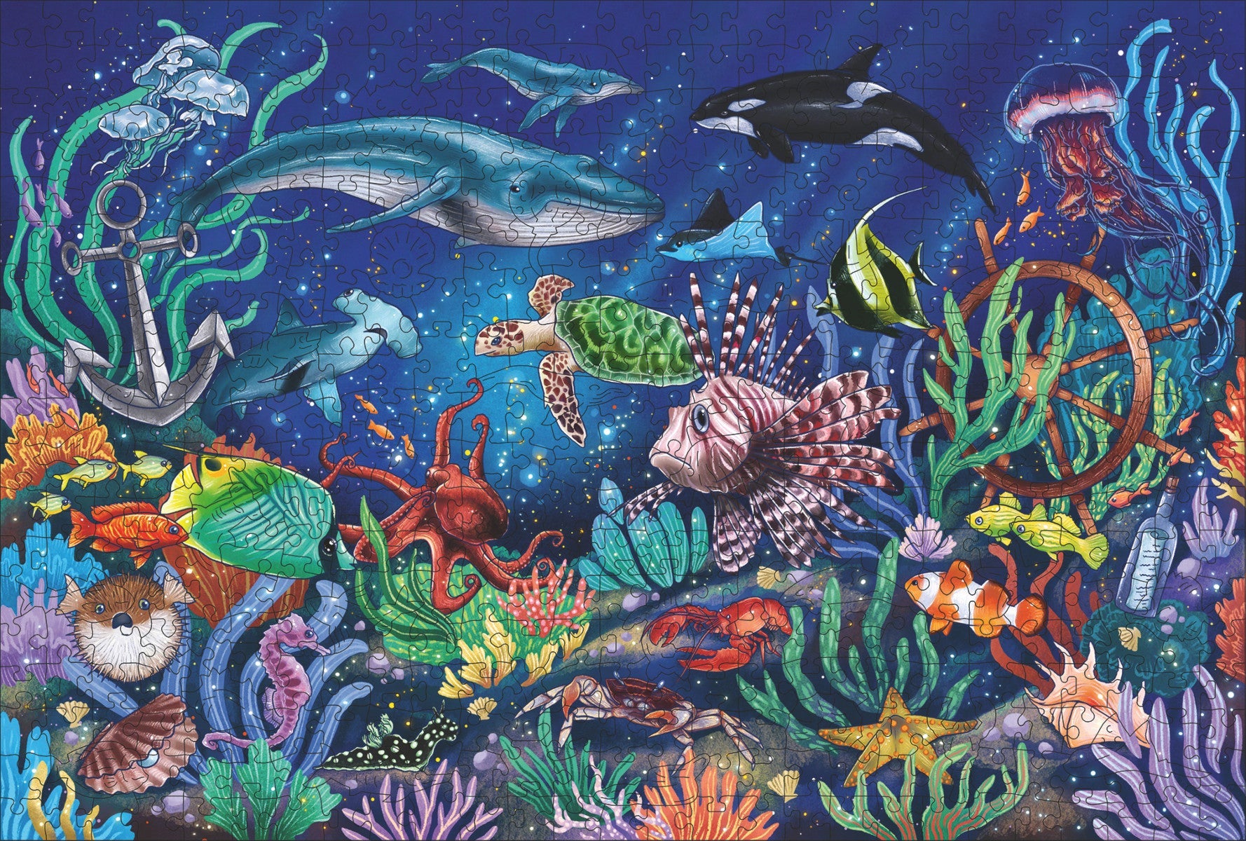 Trepuslespill 500 Under havet Ravensburger