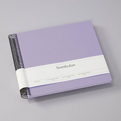 Album Spiral Cream Lilac Silk M