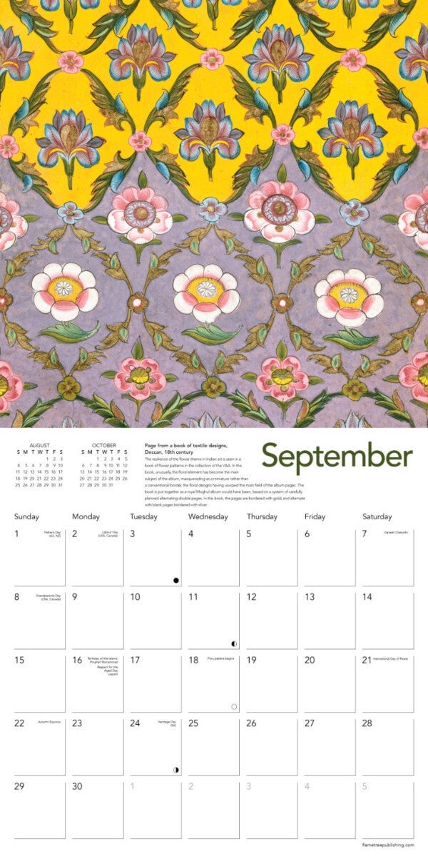 Kalender 2024 Moghul Art 30x30cm