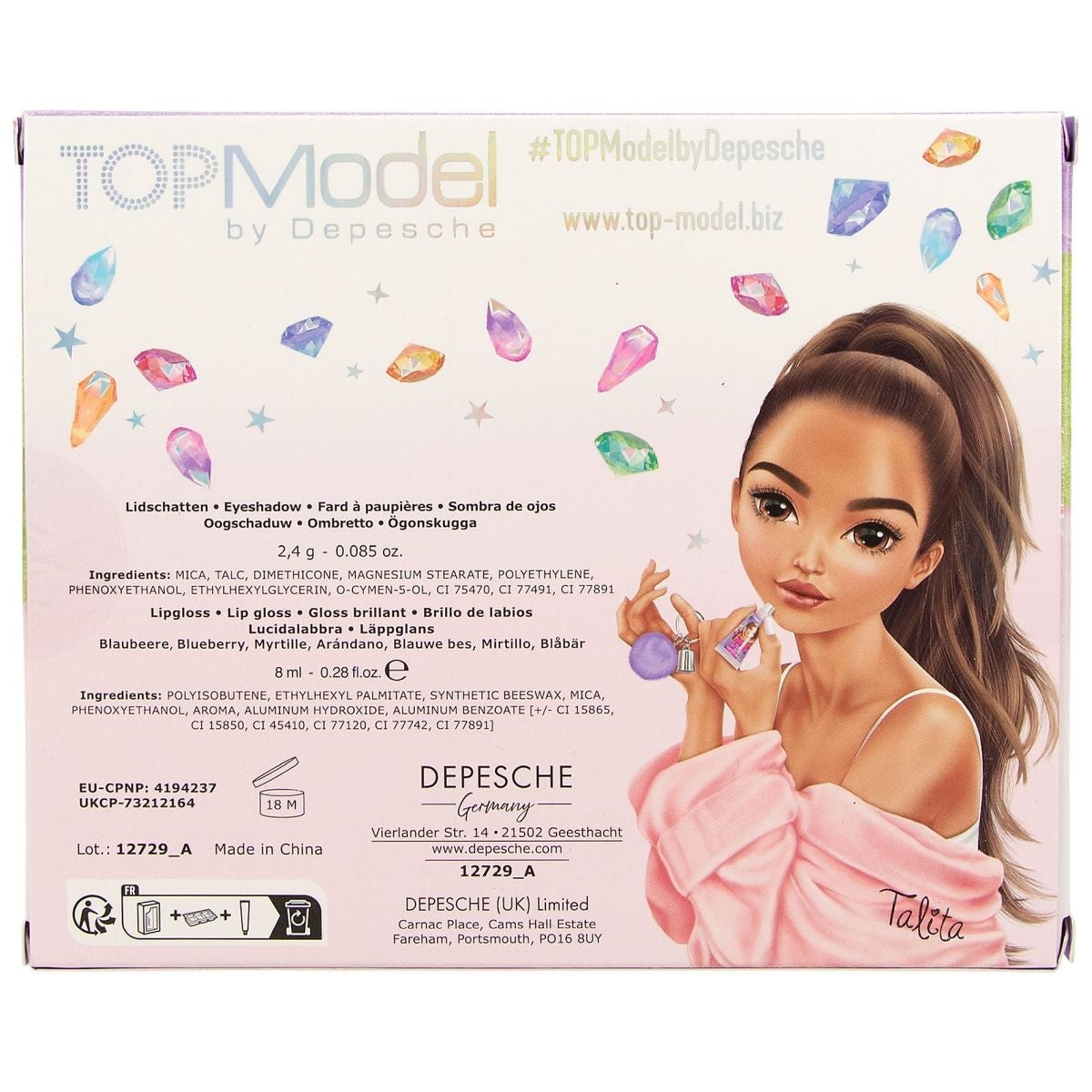 Sminkesett Beauty&Me Topmodel