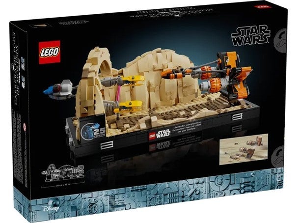 Lego Diorama med Mos Espa-podrace 75380