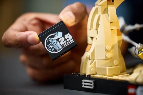 Lego Diorama med Mos Espa-podrace 75380