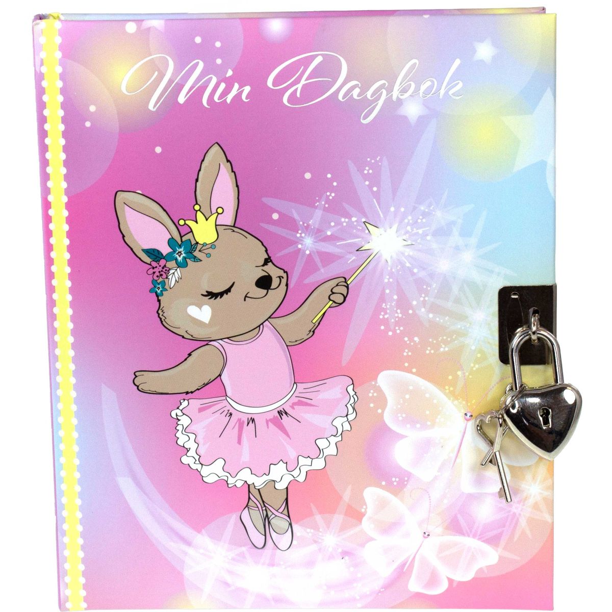 Dagbok m/Lås Kaninfe Tinka