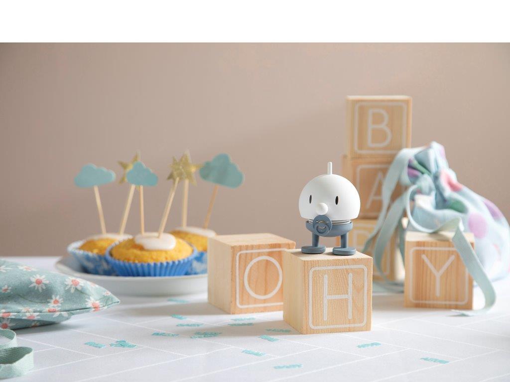 Hoptimist Soft Baby Bumble liten blå