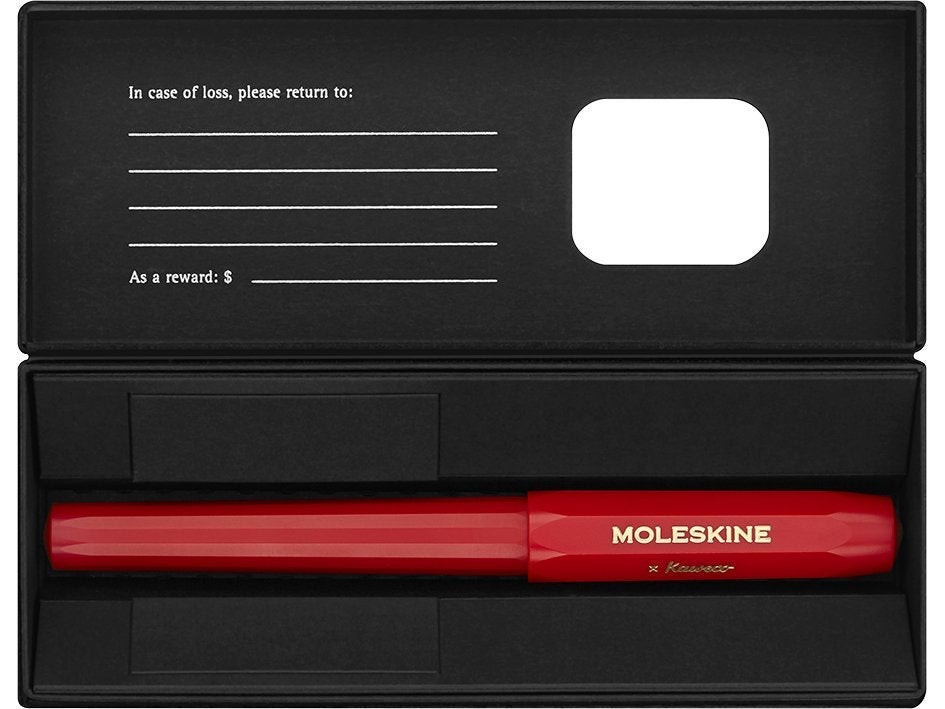 Rollerpenn Moleskine X Kaweco  0,7 Red