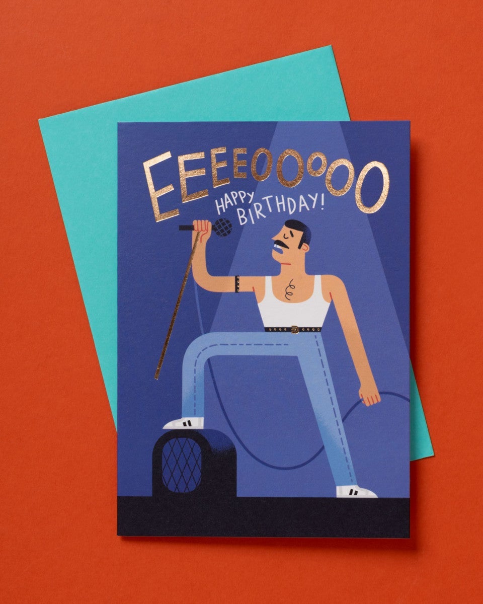 Kort EEEEEOOOO Freddie Mercury HBD