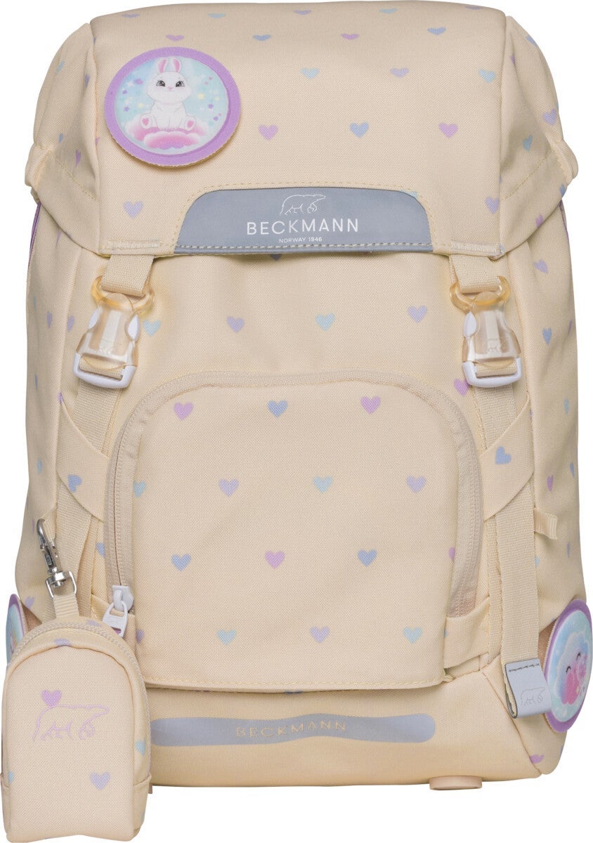 Skolesekk 1.kl Yellow Heart Classic 22L