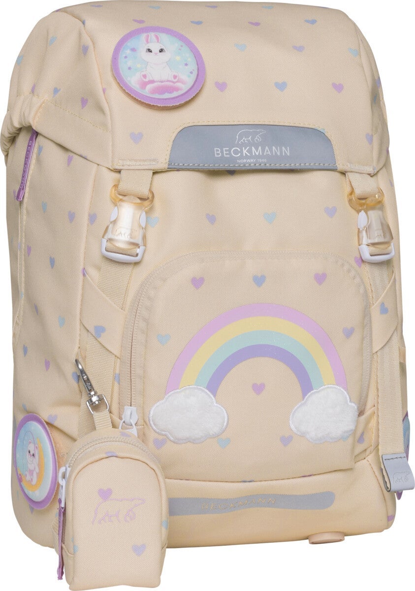 Skolesekk 1.kl Yellow Heart Classic 22L