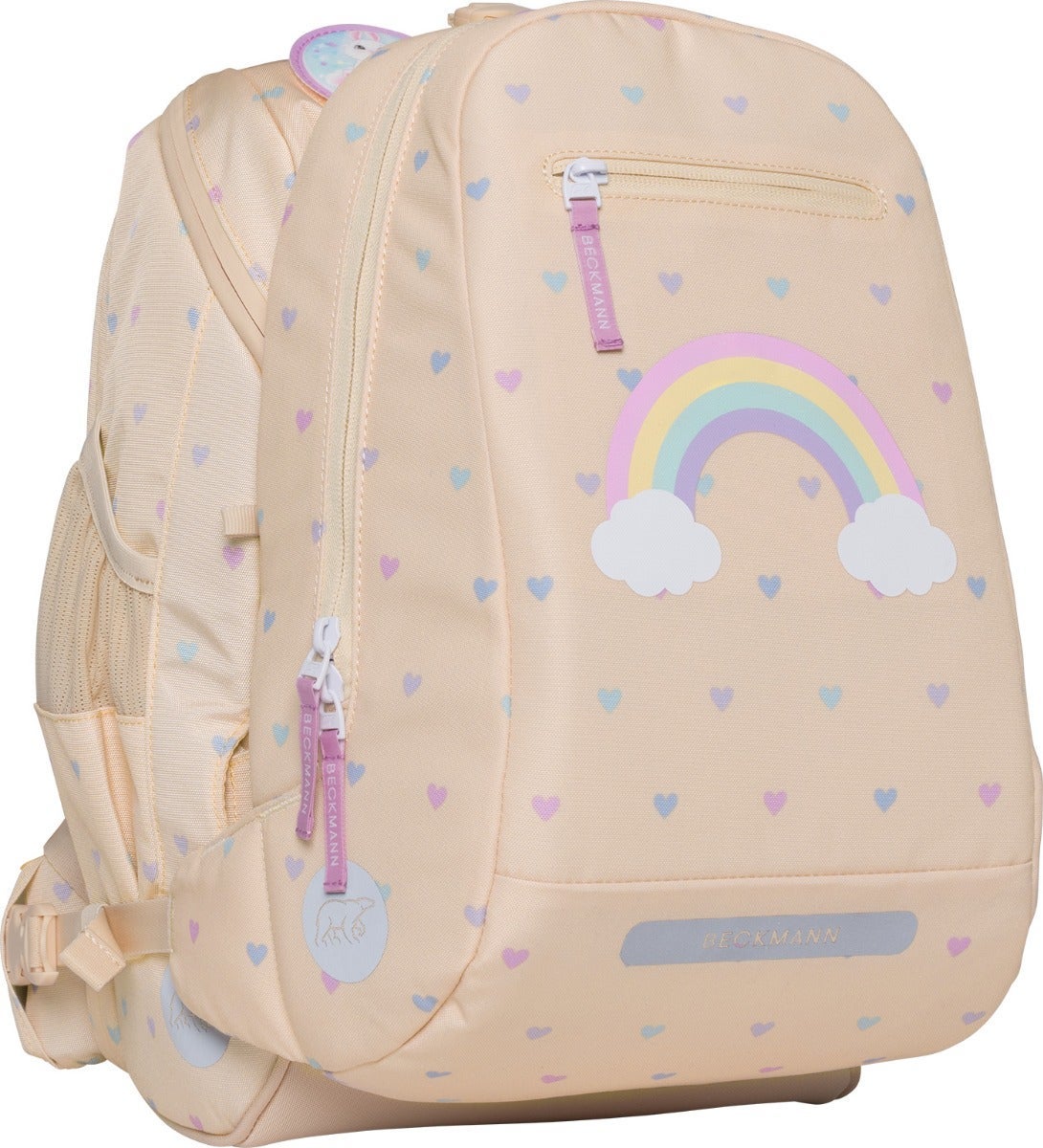 Skolesekk 1.kl Yellow Hearts Active Air FLX