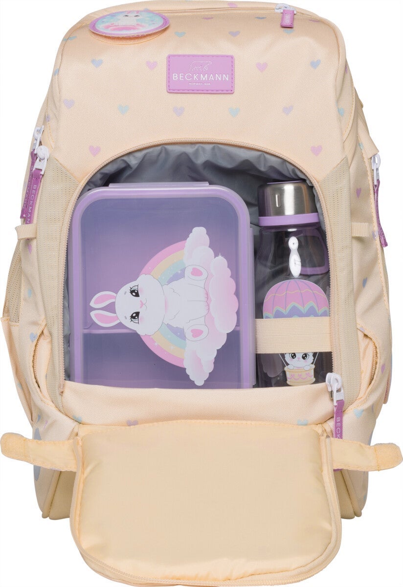 Skolesekk 1.kl Yellow Hearts Active Air FLX