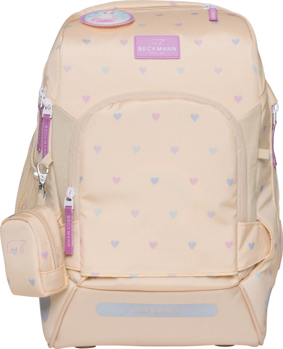 Skolesekk 1.kl Yellow Hearts Active Air FLX
